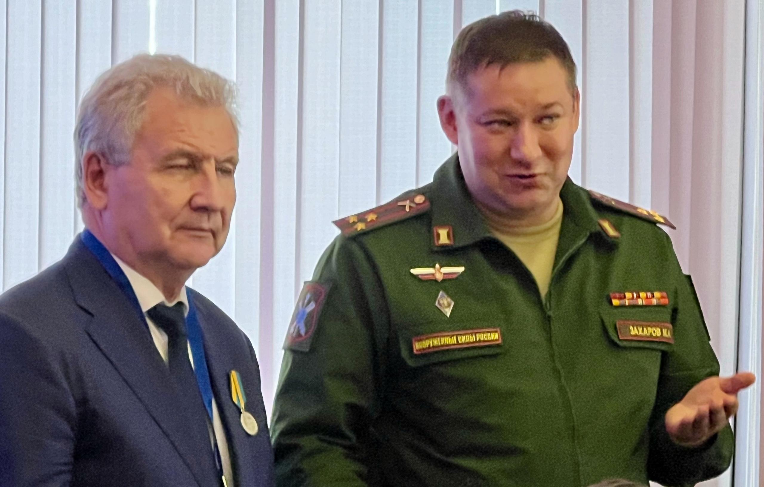 Президент ЕАПВ награжден медалью Министерства обороны Российской Федерации